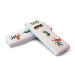 Caixa de 4 lápis, personalizável com logotipo