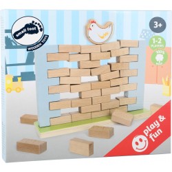 The Wobbly Wall - Wooden game for hotel, camping, vacation club, restaurant