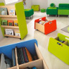 Double storage unit, children's furniture for hotels, restaurants, schools