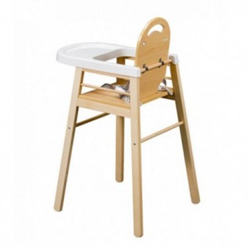 Babyhochstuhl mit klarem Tablett 2