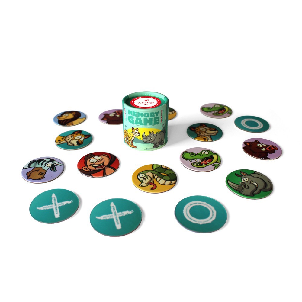 Memory Game Personalizzabile al 100% - Prodotto di benvenuto per bambini destinato al settore alberghiero e della ristorazione