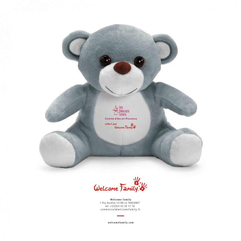 Peluche personnalisée à offrir aux enfants dans votre hotel ou restaurant