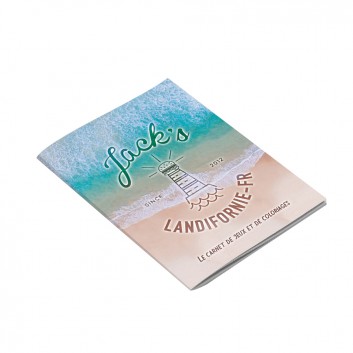 Cuaderno para colorear 100 % personalizable - Regalo de bienvenida para niños