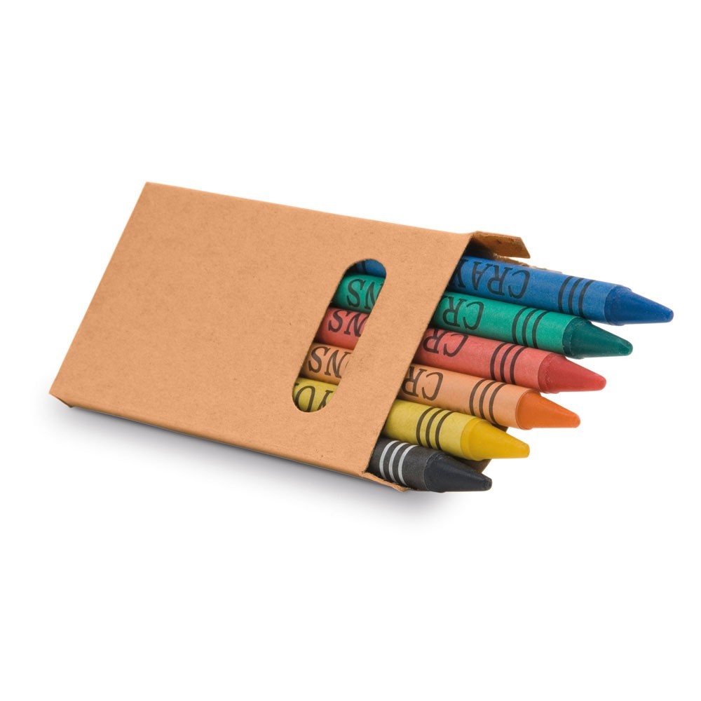 Crayons À Cire Pour Enfants, Crayons De Couleur Pour Peinture, 6 À