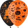 Lot de 100 ballons d'Halloween pour les hôtels, restaurants