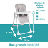 Chaise Haute Télescopique pour Bébé - Mobilier de puériculture