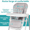 Chaise Haute Télescopique pour Bébé - Mobilier de puériculture