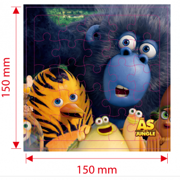 Puzzle 100% personalizável - Brinquedo surpresa para menu infantil