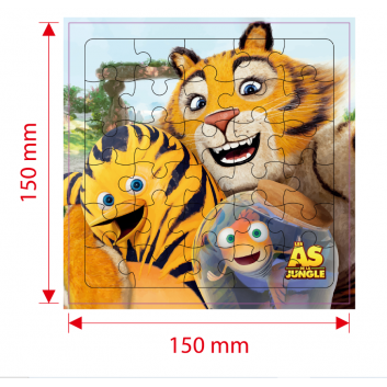 Rompecabezas 100 % personalizable - Juguete sorpresa del menú infantil