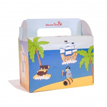 Scatola di menu per bambini per ristoranti, snack bar e fast food