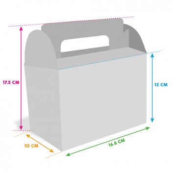 Caja menú infantil para restaurantes y merenderos - Modelo Lunchbox Hiver