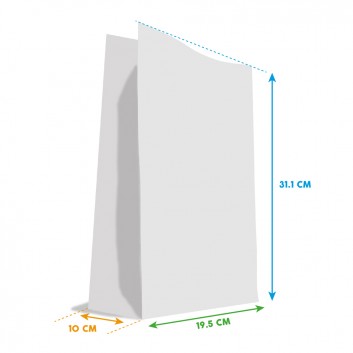 dimensions emballage kraft chevalier