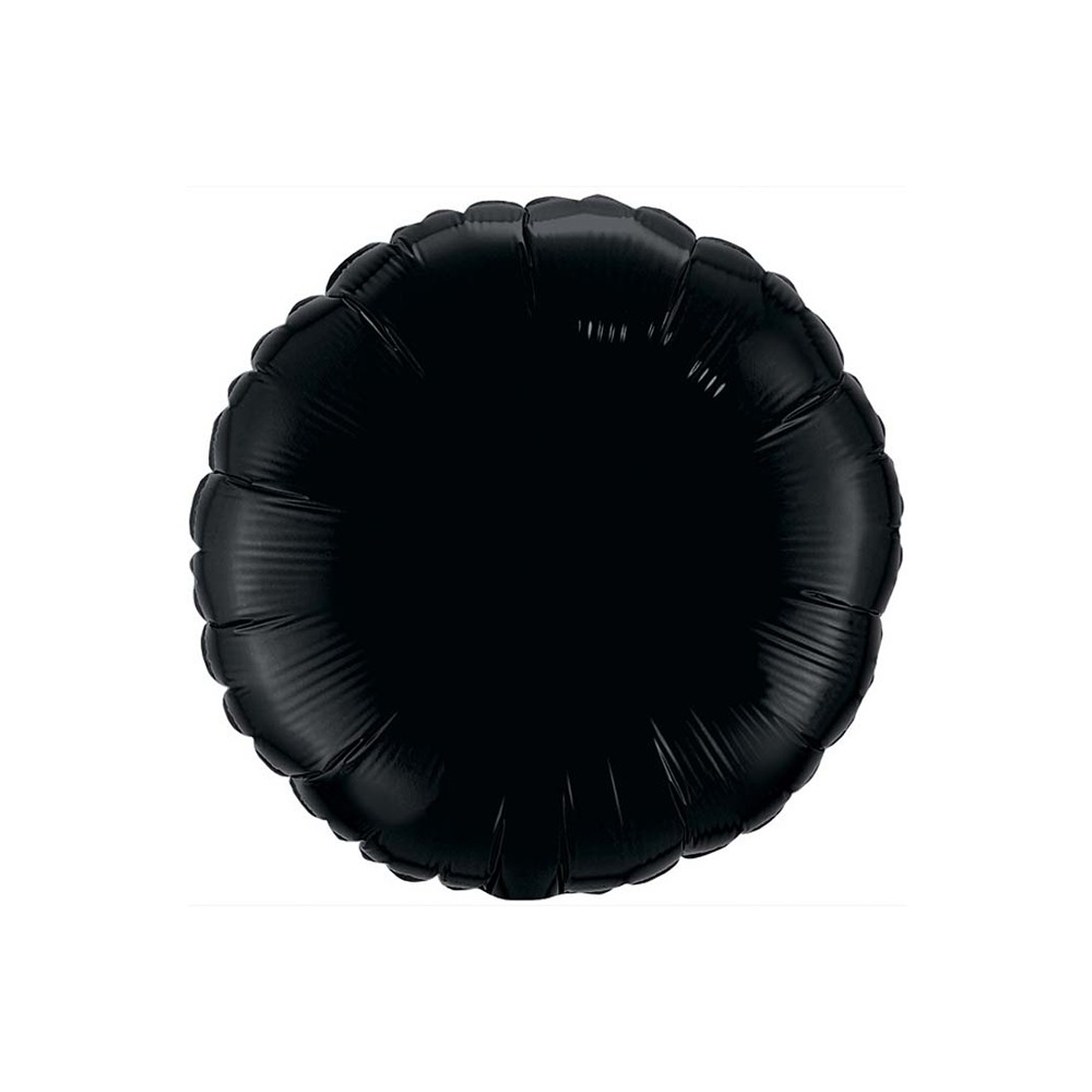 Ballons Aluminiums Rond 45 cm noir pour les hôtels et restaurants