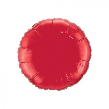 Ballons Aluminiums Rond 45 cm rouge pour les hôtels et restaurants