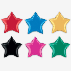 pallone a stella in alluminio