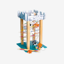 Torre fantasma de madeira, jogos de madeira, guloseimas para crianças