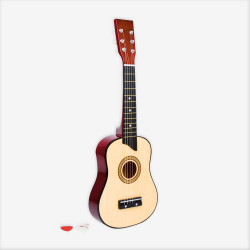 Guitarra acústica para niños, instrumento de madera, guitarra para niños, juegos de madera