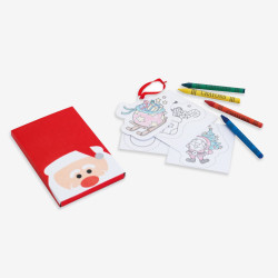 Juego de colorear de Navidad - Producto de hospitalidad navideña para los RHC