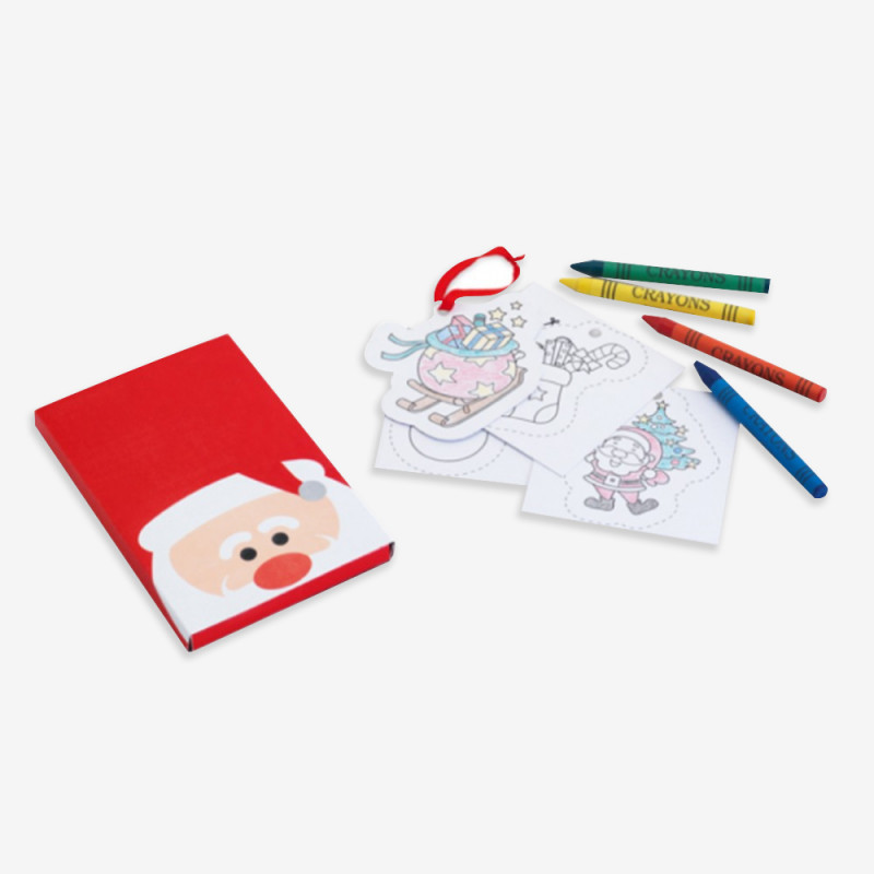 Conjunto de coloração de Natal - Produto de Natal infantil para RHCs