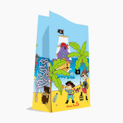 Borsa pirata kraft - Confezione regalo kraft a sorpresa