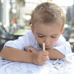 Livros para colorir para hotéis e restaurantes