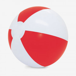 Balón de playa rojo para regalar a los niños en los hoteles