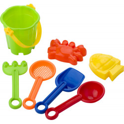 Cubos de playa y accesorios para hoteles y campings