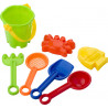 Bucket and beach accessories for hotels and campsites
