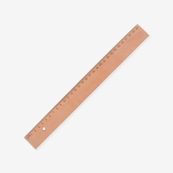 règle de 30 cm en bois à offrir à l'hôtel ou évènement