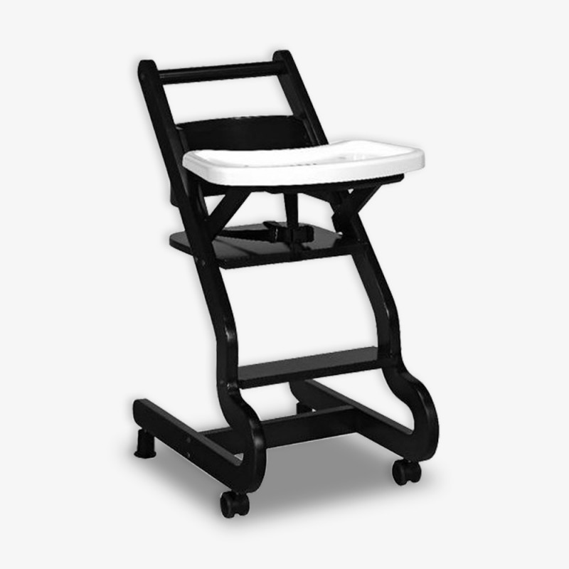 Seggiolone per bambini con ruote - Faggio chiaro