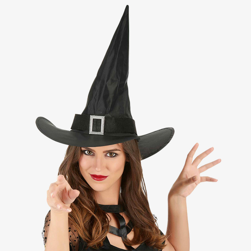 Saca la aseguranza Pila de Aceptado Sombrero de bruja de Halloween para adultos