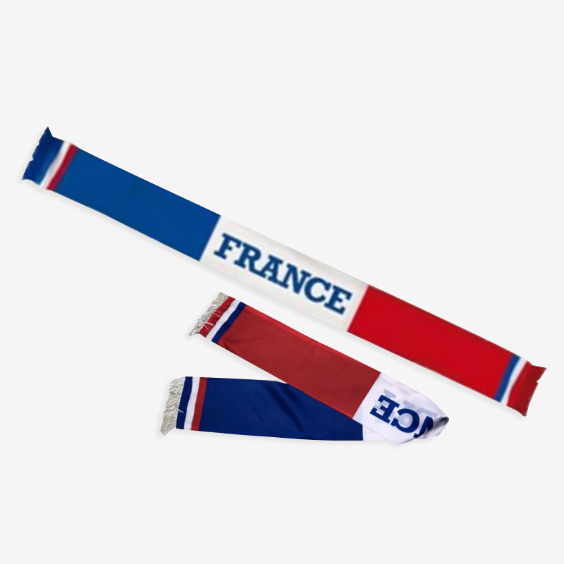 bufanda azul blanco rojo - accesorio a juego Francia