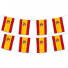 Guirlanda com 8 bandeirinhas de papel - Espanha