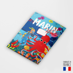 colorare il mondo marino - libretto di menu per bambini