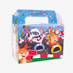 verso boite menu enfant - box rancing challenge restaurant