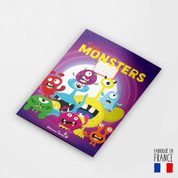 Libro para colorear de monstruos para niños - monstruos para colorear