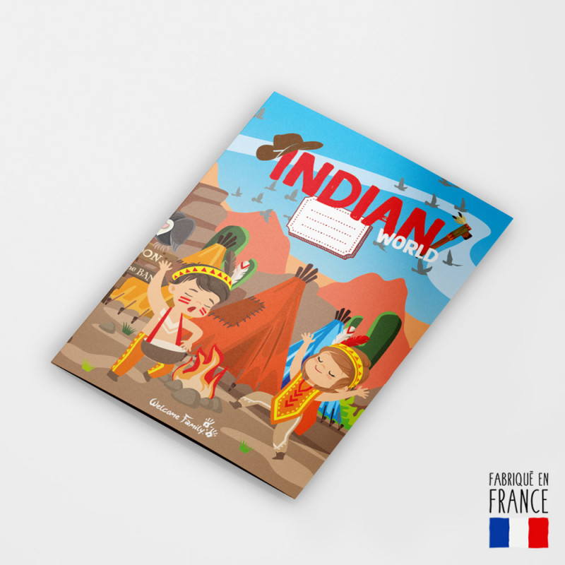 cahier de coloriage Indian - coloriage restaurant