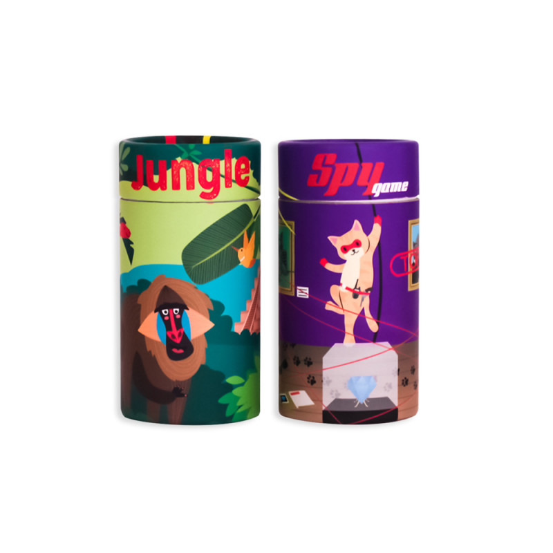 tubo para colorear espia y jungla
