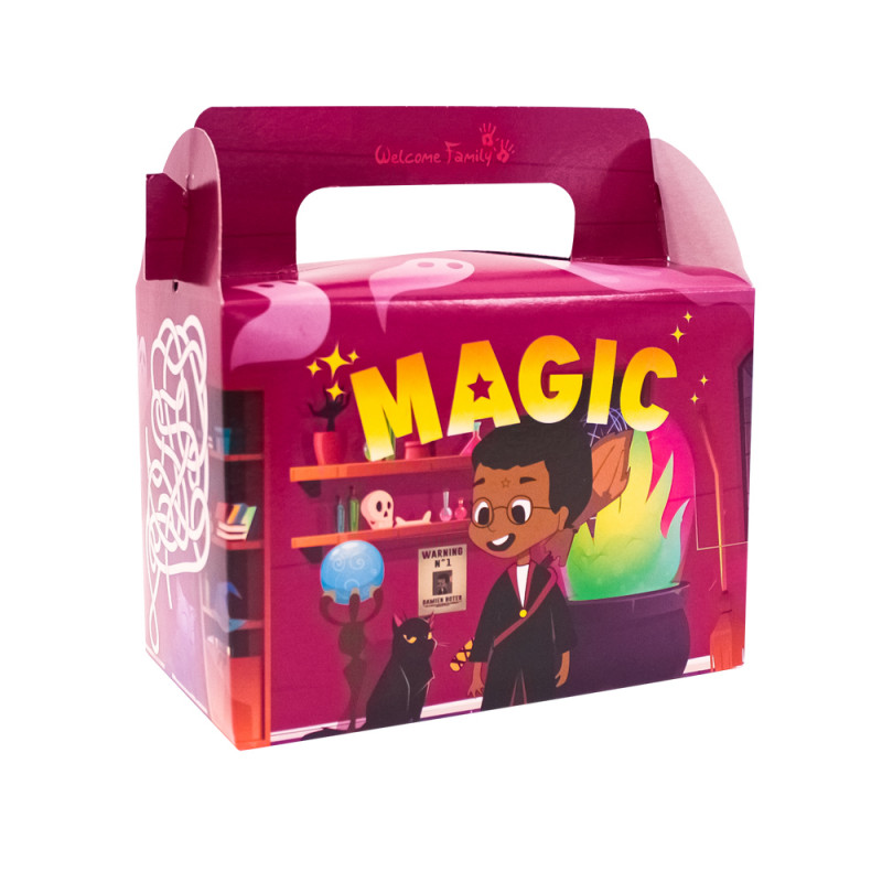 Confezione menu per bambini personalizzabile al 100% - Prodotto per l'accoglienza dei bambini