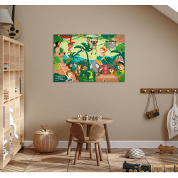 Such- und Finde-Spiel - Spiel HoReCa Kind - Poster Kind zum Aufhängen