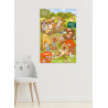 Jeu du Cherche et Trouve - Children's CHR game - Children's poster to hang up