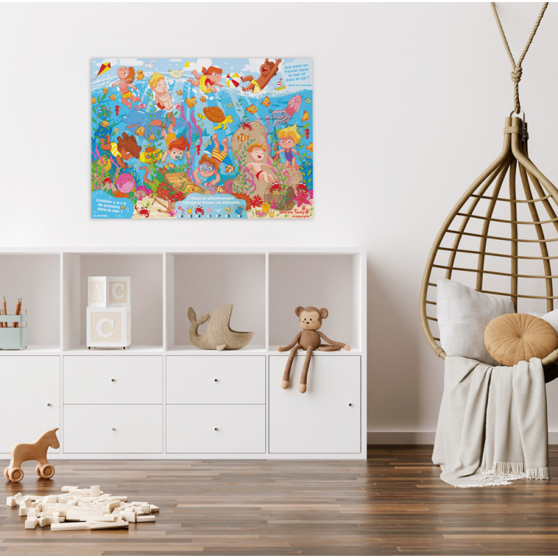 Caccia e cerca - Gioco CHR per bambini - Poster per bambini da appendere