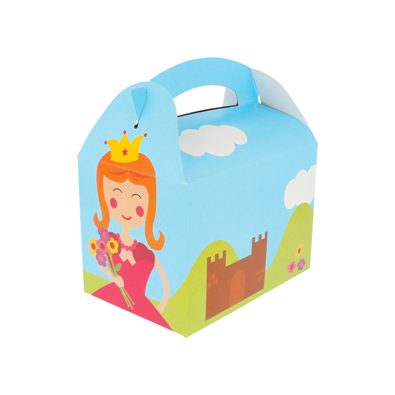 Scatola menu per bambini modello castello - Scatola bella, leggera e robusta