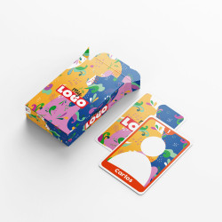 Conjunto de cartões para personalizar