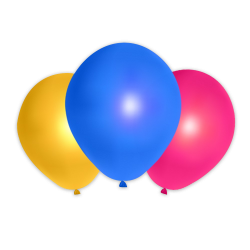 Palloncini da 25 cm in colori misti