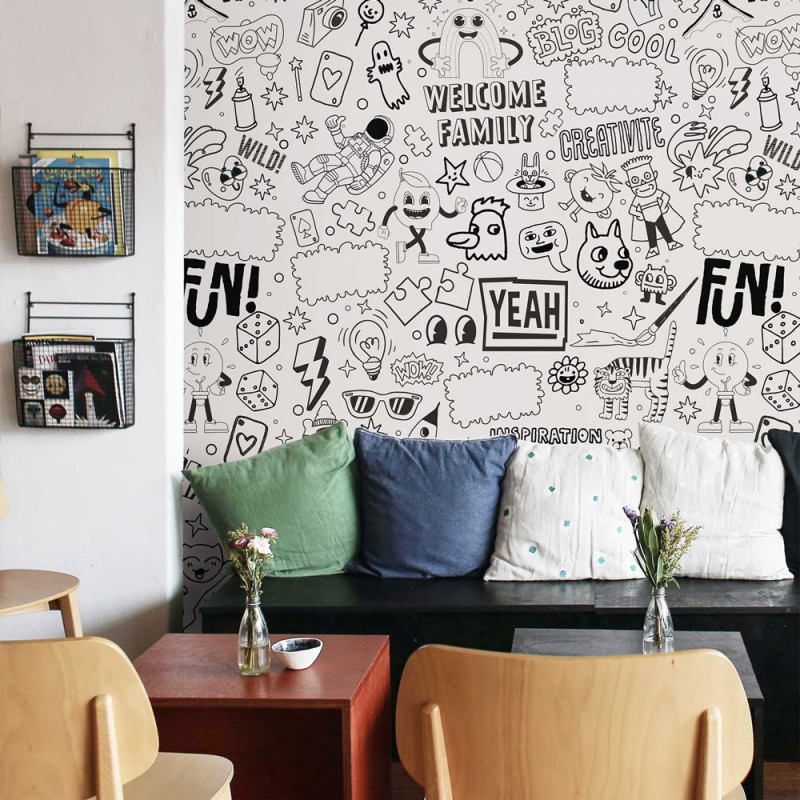 children's wallpaper CHR