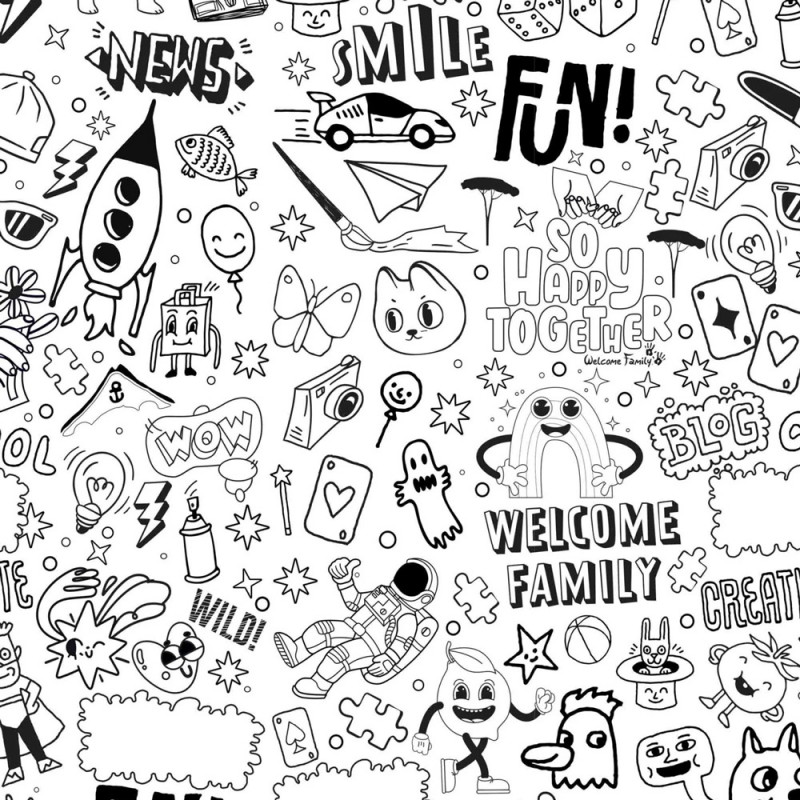 Papel pintado Feliz para hoteles