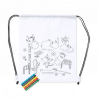 Mochila para colorear - Regalo sorpresa de bienvenida para niños y menú infantil