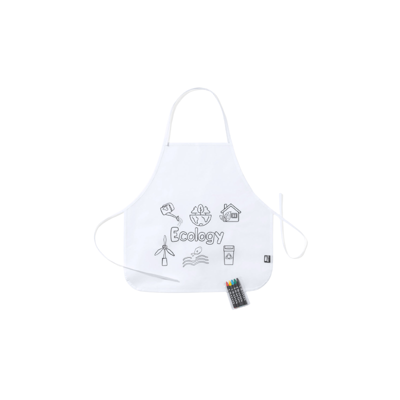 children's products - coloring apron 5 pencils