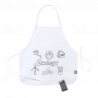 producto de puericultura - delantal de 5 lápices para colorear